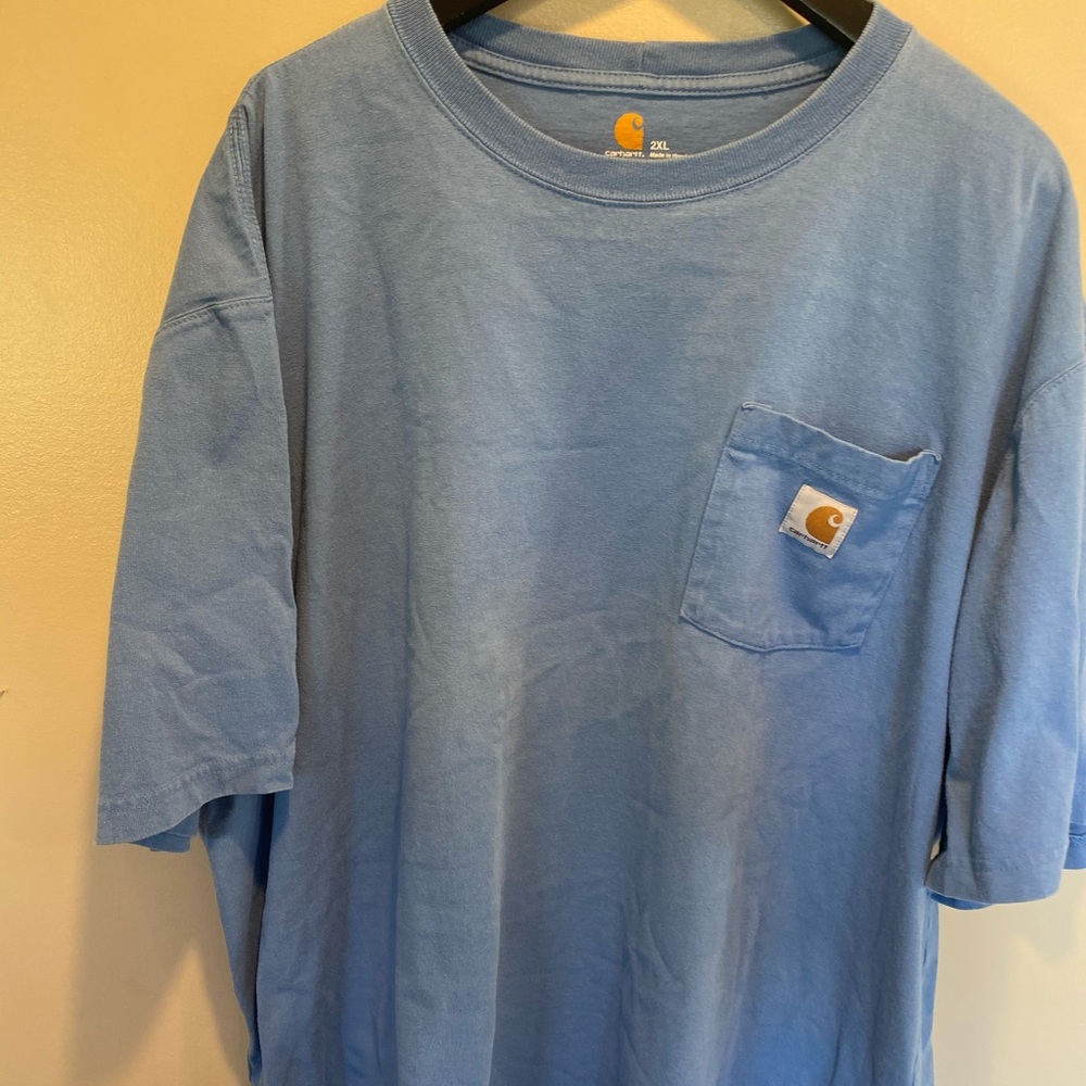 Carhartt pocket tee blue 2xl